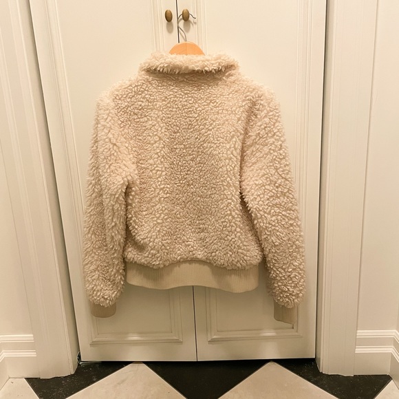 Zara Sherpa bomber jacket size SMALL - Picture 3 of 4
